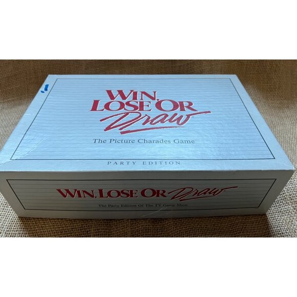 Vintage Walt Disney Company Win Lose or Draw Board Game Retro Picture Game - Picture 1 of 5